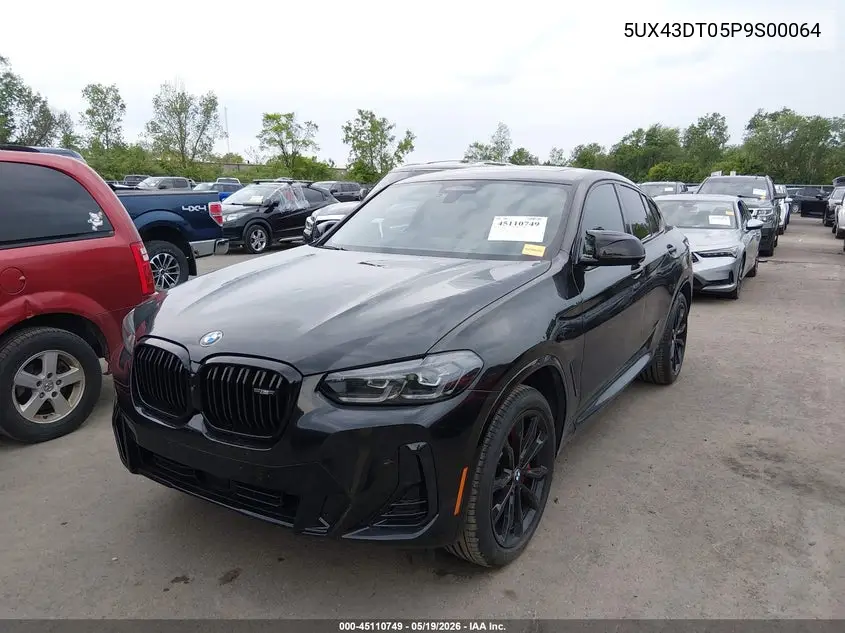 2023 BMW X4 M40I VIN: 5UX43DT05P9S00064 Lot: 45110749