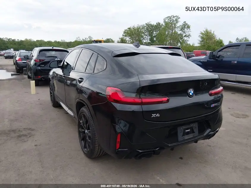 2023 BMW X4 M40I VIN: 5UX43DT05P9S00064 Lot: 45110749