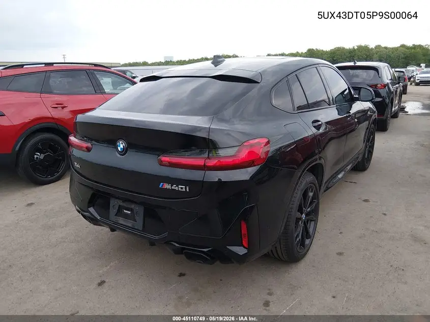2023 BMW X4 M40I VIN: 5UX43DT05P9S00064 Lot: 45110749