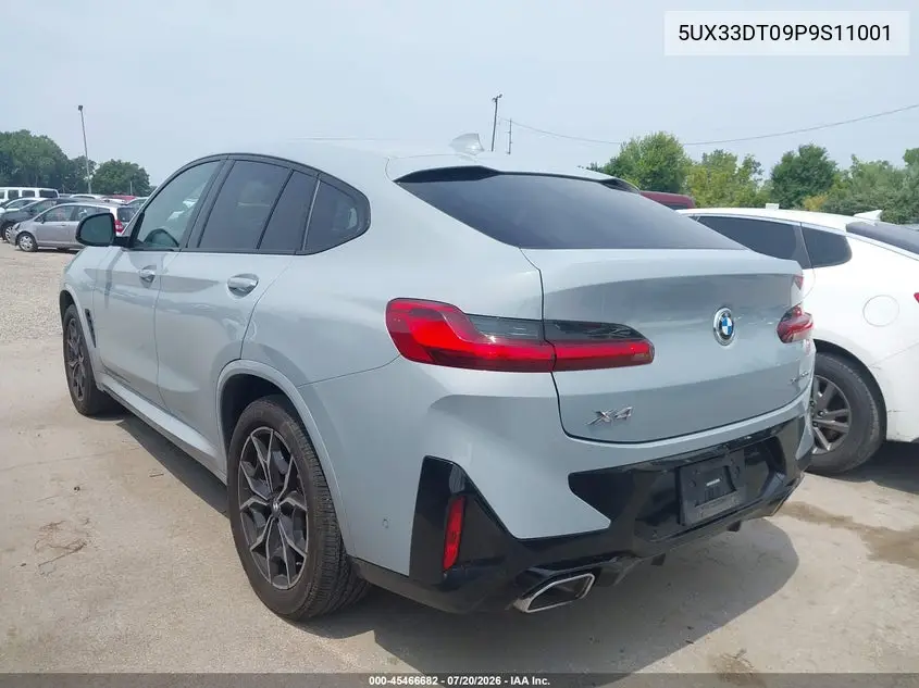 2023 BMW X4 xDrive30I VIN: 5UX33DT09P9S11001 Lot: 45466682