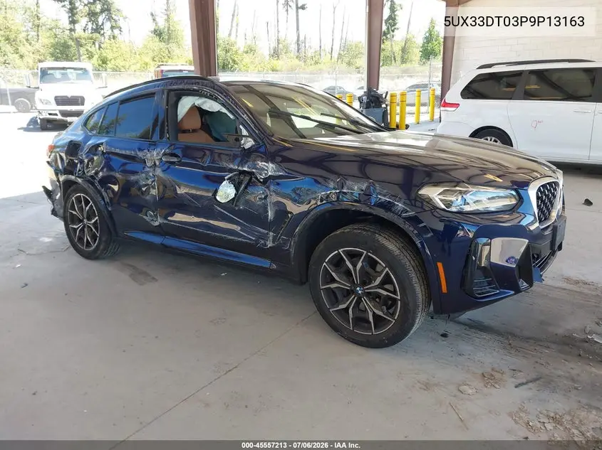 2023 BMW X4 xDrive30I VIN: 5UX33DT03P9P13163 Lot: 45557213