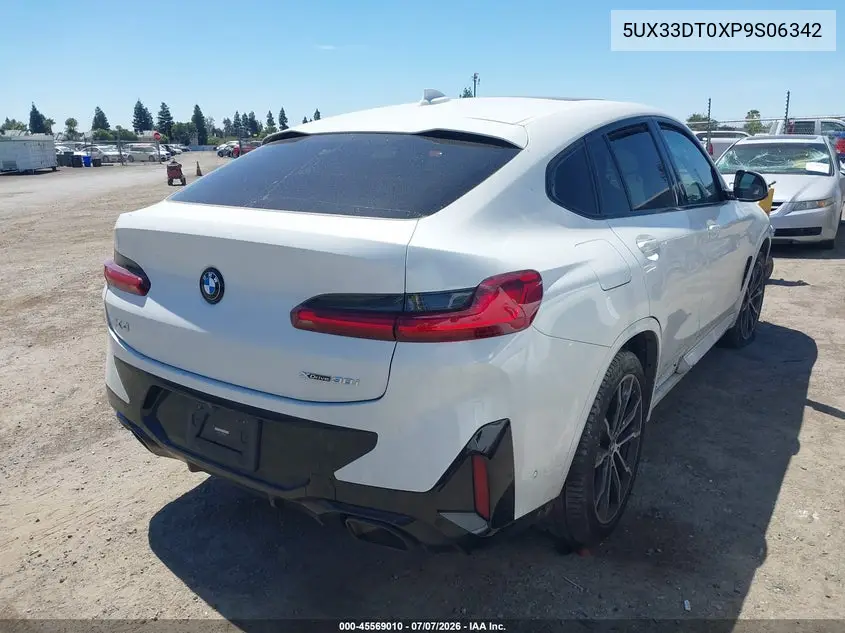 2023 BMW X4 xDrive30I VIN: 5UX33DT0XP9S06342 Lot: 45569010