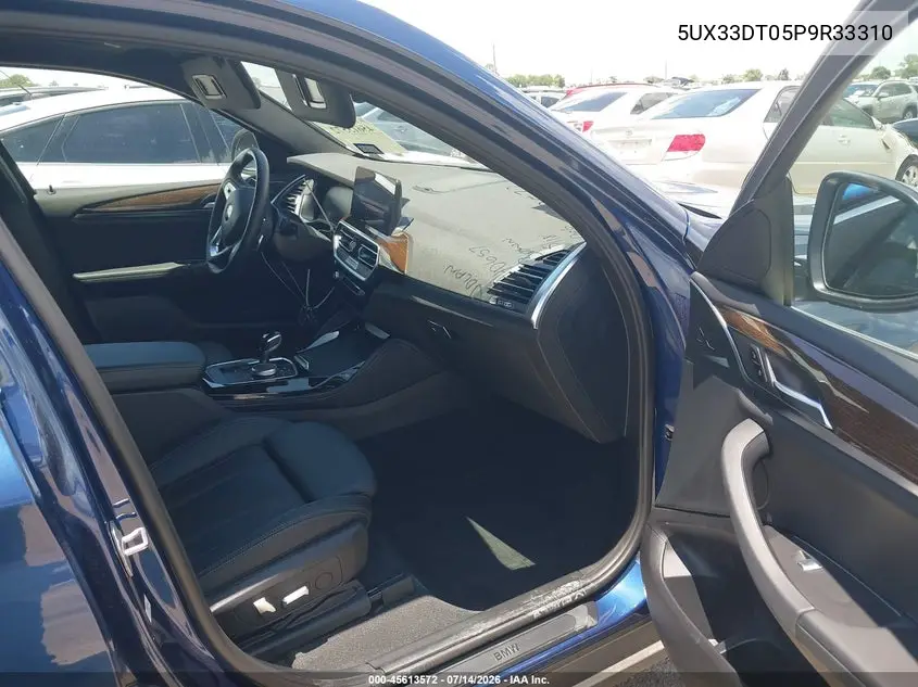 2023 BMW X4 xDrive30I VIN: 5UX33DT05P9R33310 Lot: 45613572