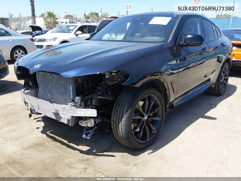 2024 BMW X4 M40I VIN: 5UX43DT06R9U71380 Lot: 44929319