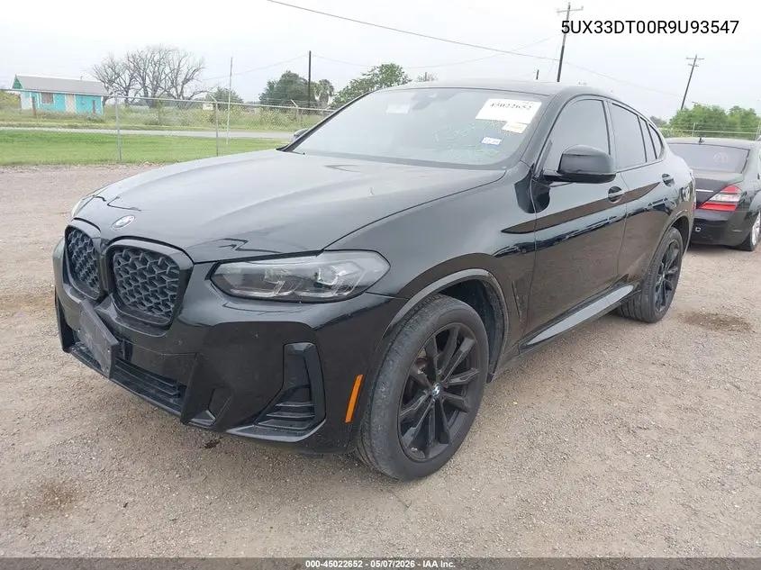 2024 BMW X4 xDrive30I VIN: 5UX33DT00R9U93547 Lot: 45022652