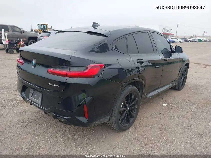 2024 BMW X4 xDrive30I VIN: 5UX33DT00R9U93547 Lot: 45022652