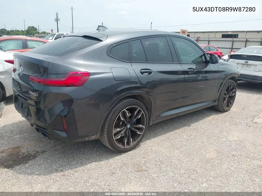 2024 BMW X4 M40I VIN: 5UX43DT08R9W87280 Lot: 45474305