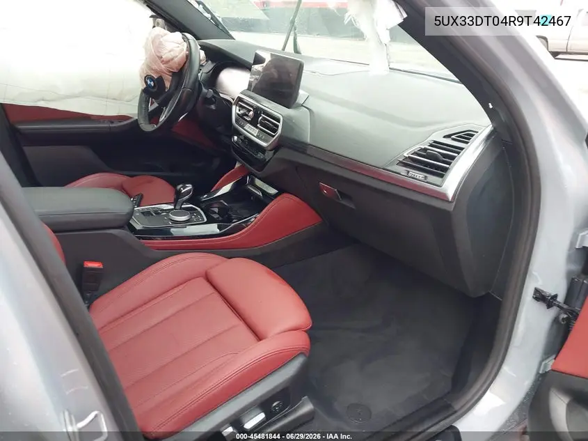2024 BMW X4 xDrive30I VIN: 5UX33DT04R9T42467 Lot: 45481844