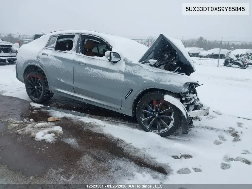2025 BMW X4 xDrive30I VIN: 5UX33DT0XS9Y85845 Lot: 12523581x
