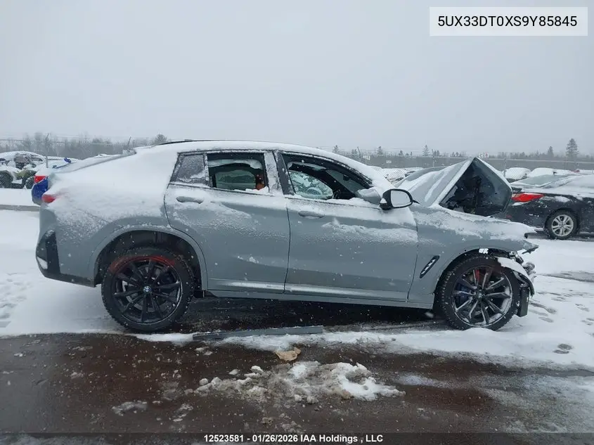 2025 BMW X4 xDrive30I VIN: 5UX33DT0XS9Y85845 Lot: 12523581x