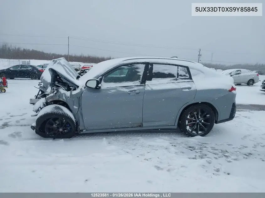 2025 BMW X4 xDrive30I VIN: 5UX33DT0XS9Y85845 Lot: 12523581x