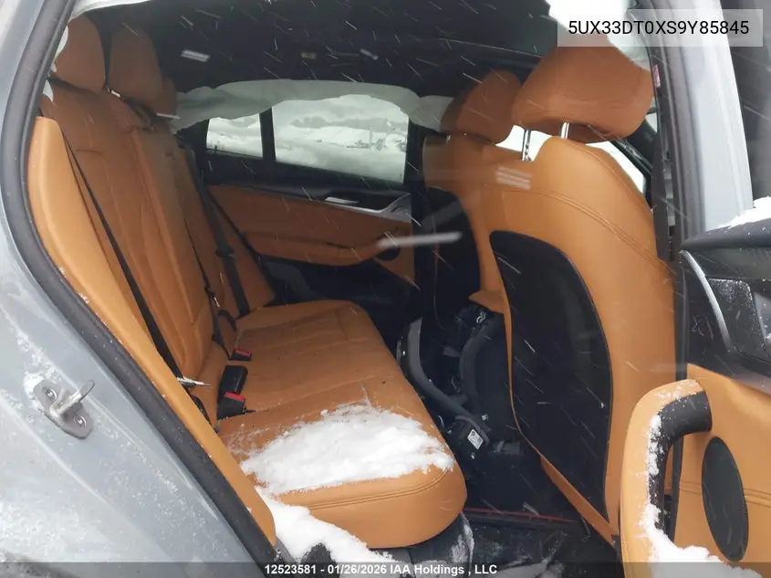 2025 BMW X4 xDrive30I VIN: 5UX33DT0XS9Y85845 Lot: 12523581x