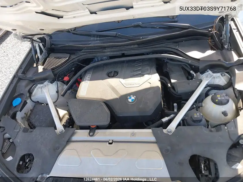 2025 BMW X4 xDrive30I VIN: 5UX33DT03S9Y71768 Lot: 12624461