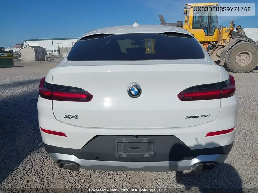 2025 BMW X4 xDrive30I VIN: 5UX33DT03S9Y71768 Lot: 12624461