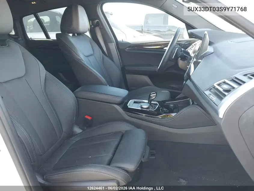 2025 BMW X4 xDrive30I VIN: 5UX33DT03S9Y71768 Lot: 12624461