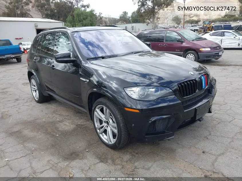 2012 BMW X5 M VIN: 5YMGY0C50CLK27472 Lot: 45222260
