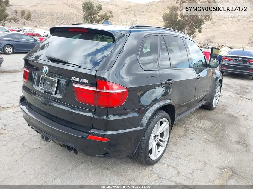 2012 BMW X5 M VIN: 5YMGY0C50CLK27472 Lot: 45222260