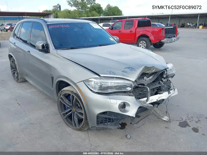 2015 BMW X5 M VIN: 5YMKT6C52F0C89072 Lot: 45523263