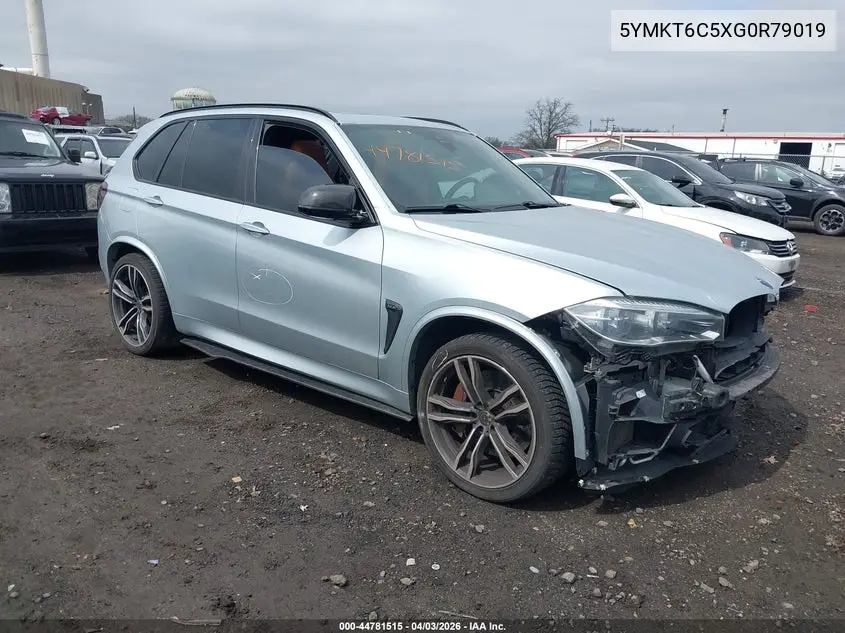 2016 BMW X5 M VIN: 5YMKT6C5XG0R79019 Lot: 44781515