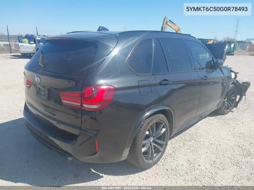 2016 BMW X5 M VIN: 5YMKT6C50G0R78493 Lot: 44941988