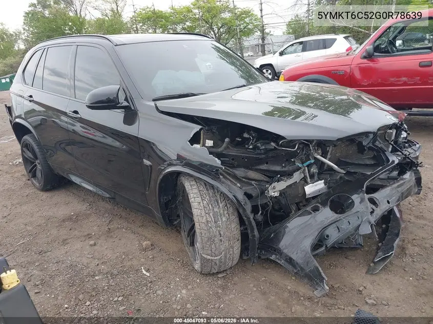 2016 BMW X5 M VIN: 5YMKT6C52G0R78639 Lot: 45047093
