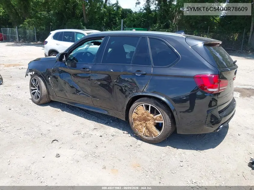 2016 BMW X5 M VIN: 5YMKT6C54G0R78609 Lot: 45311963