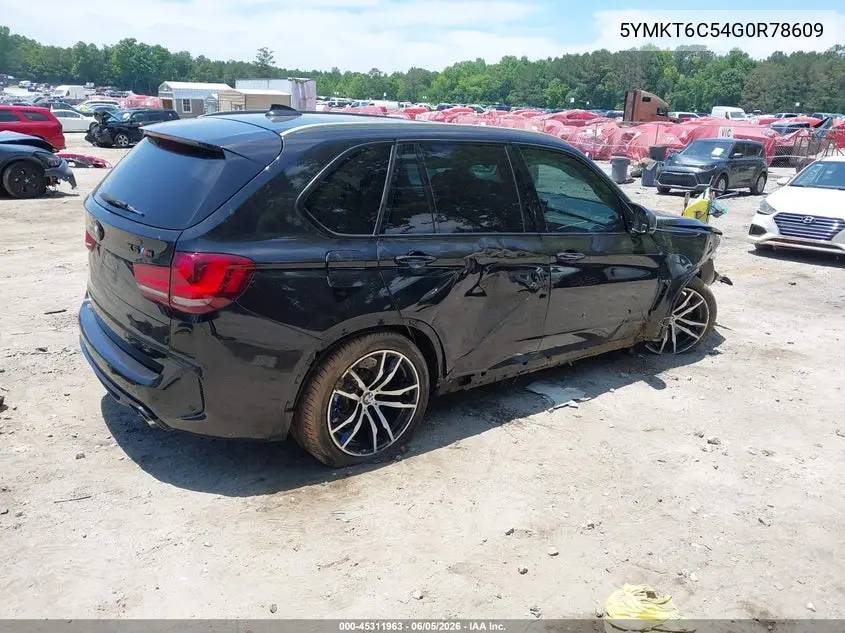 2016 BMW X5 M VIN: 5YMKT6C54G0R78609 Lot: 45311963
