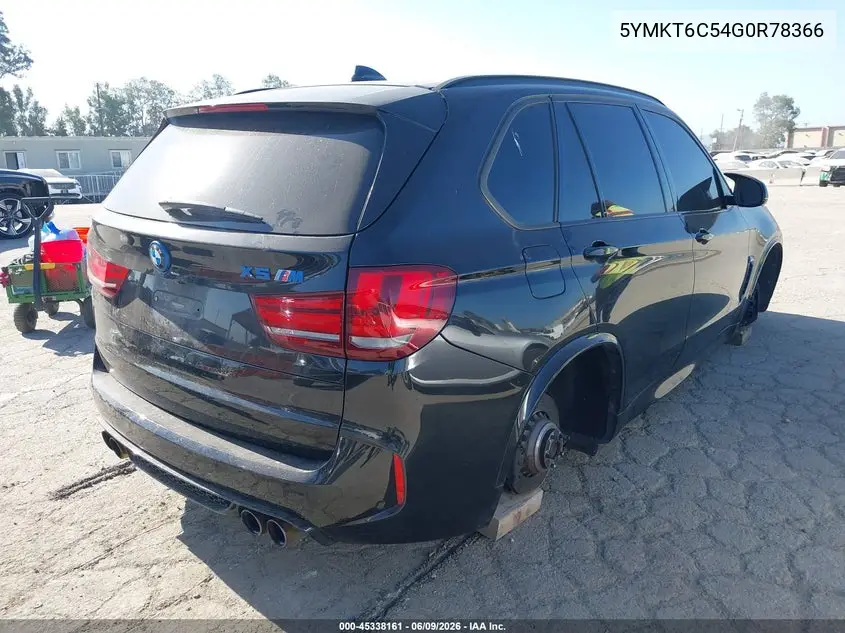 2016 BMW X5 M VIN: 5YMKT6C54G0R78366 Lot: 45338161