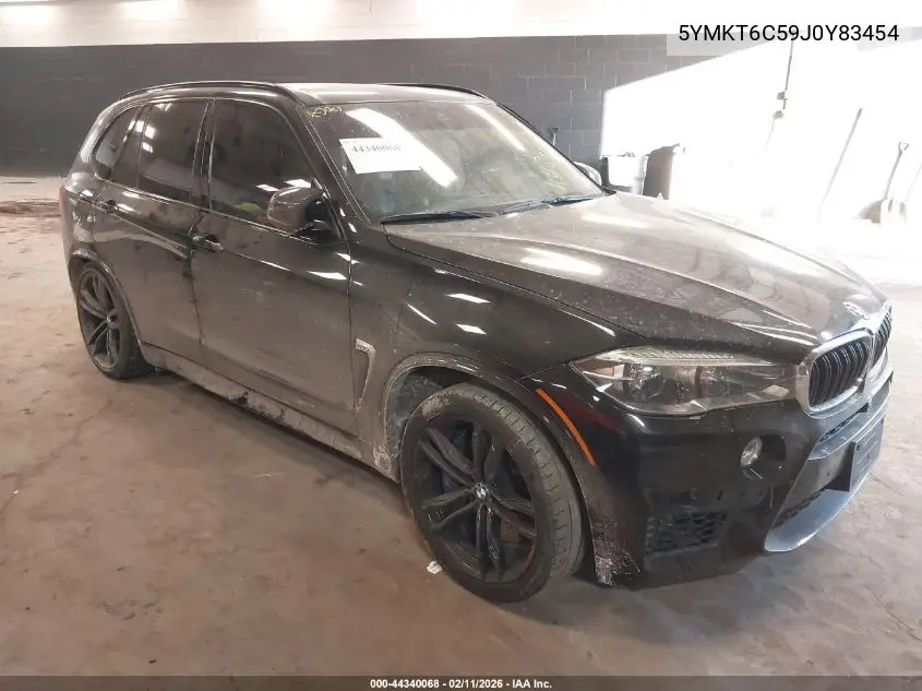 2018 BMW X5 M VIN: 5YMKT6C59J0Y83454 Lot: 44340068