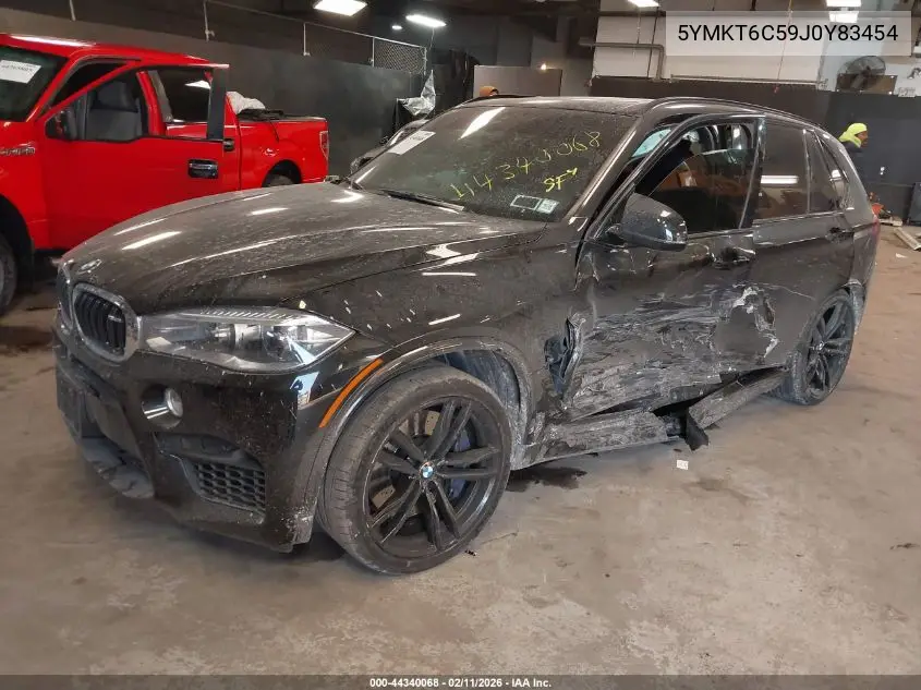 2018 BMW X5 M VIN: 5YMKT6C59J0Y83454 Lot: 44340068