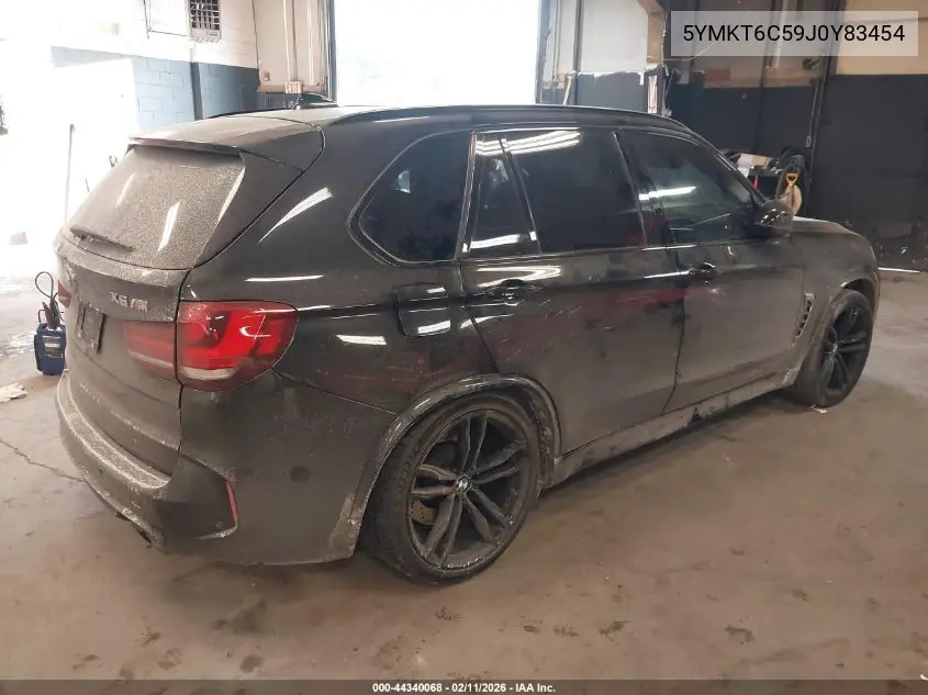 2018 BMW X5 M VIN: 5YMKT6C59J0Y83454 Lot: 44340068
