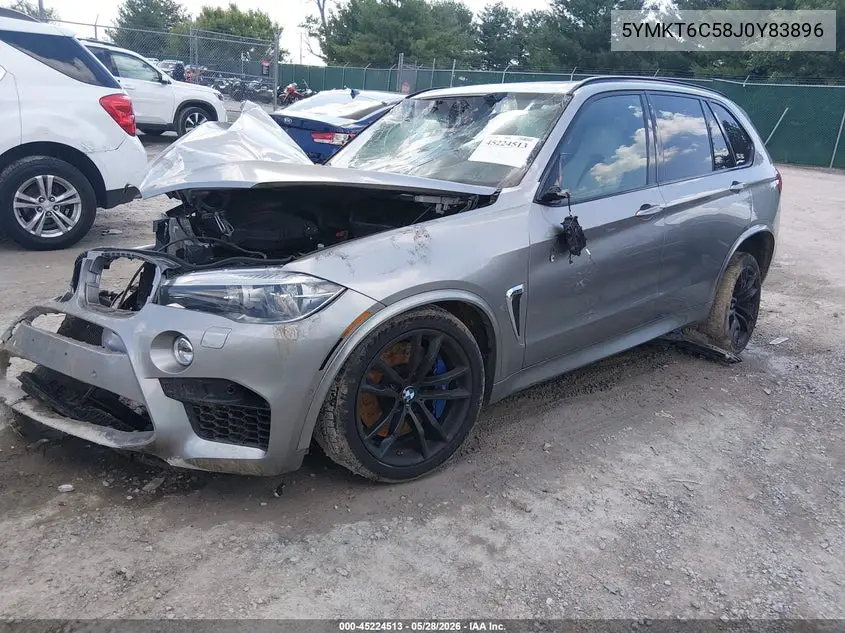 2018 BMW X5 M VIN: 5YMKT6C58J0Y83896 Lot: 45224513