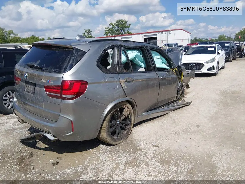 2018 BMW X5 M VIN: 5YMKT6C58J0Y83896 Lot: 45224513