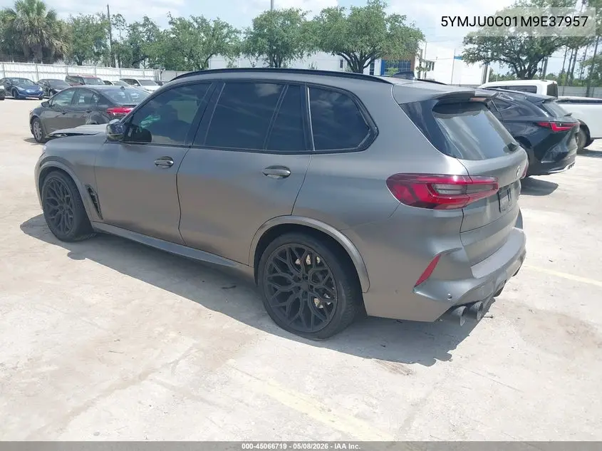 2021 BMW X5 M VIN: 5YMJU0C01M9E37957 Lot: 45066719