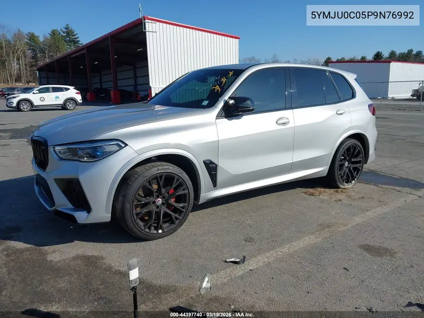 2023 BMW X5 M VIN: 5YMJU0C05P9N76992 Lot: 44397740