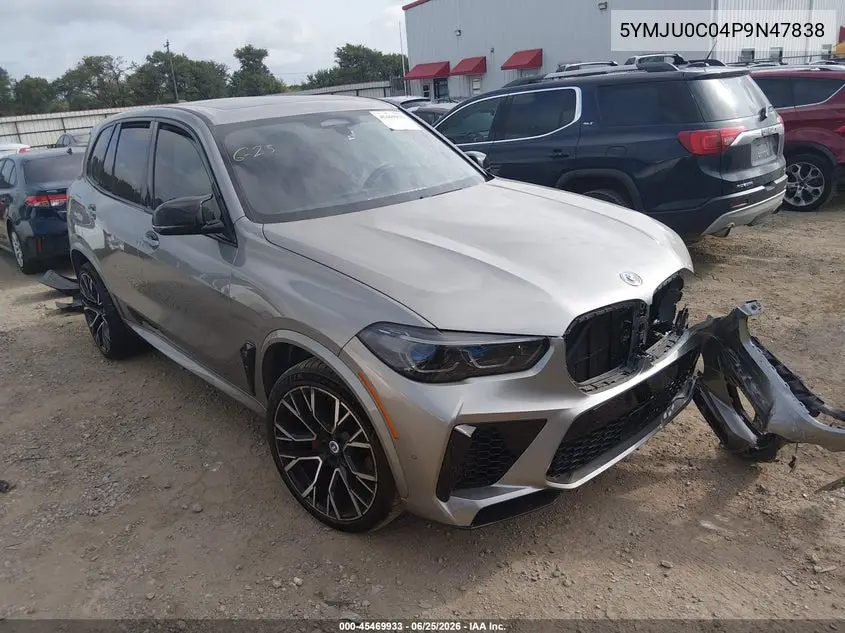 2023 BMW X5 M VIN: 5YMJU0C04P9N47838 Lot: 45469933