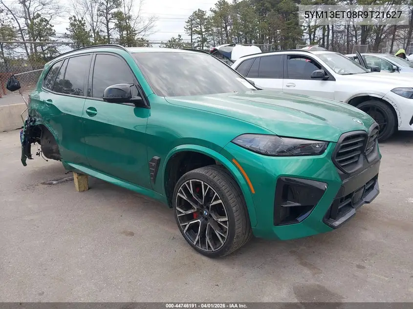 2024 BMW X5 M Competition VIN: 5YM13ET08R9T21627 Lot: 44746191