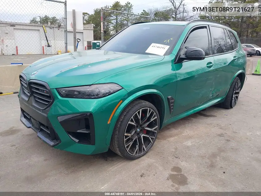 2024 BMW X5 M Competition VIN: 5YM13ET08R9T21627 Lot: 44746191