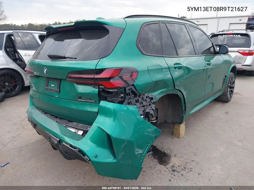 2024 BMW X5 M Competition VIN: 5YM13ET08R9T21627 Lot: 44746191