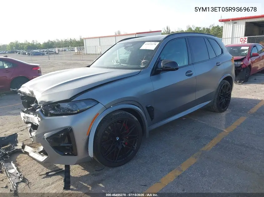 2024 BMW X5 M Competition VIN: 5YM13ET05R9S69678 Lot: 45495278