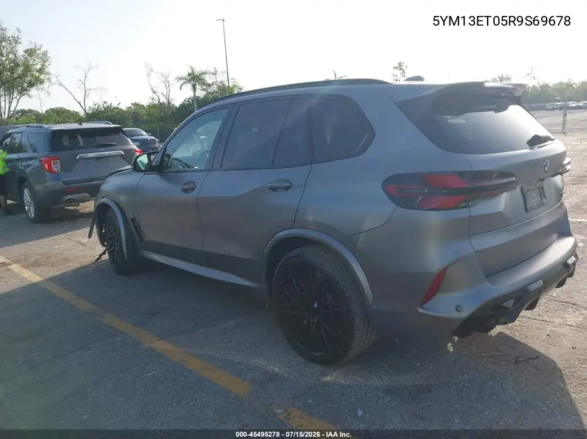 2024 BMW X5 M Competition VIN: 5YM13ET05R9S69678 Lot: 45495278