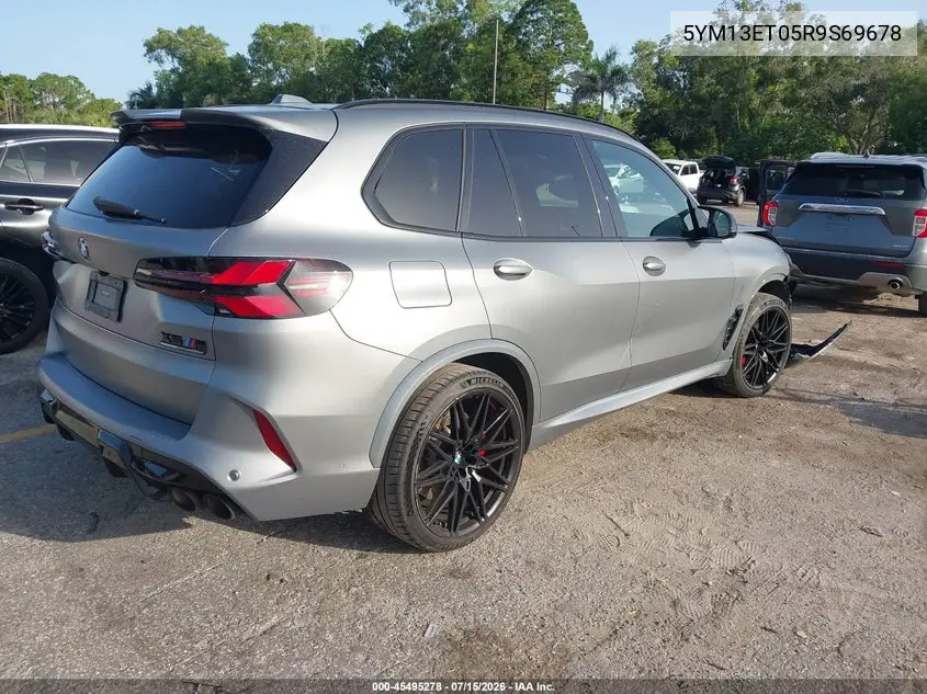 2024 BMW X5 M Competition VIN: 5YM13ET05R9S69678 Lot: 45495278