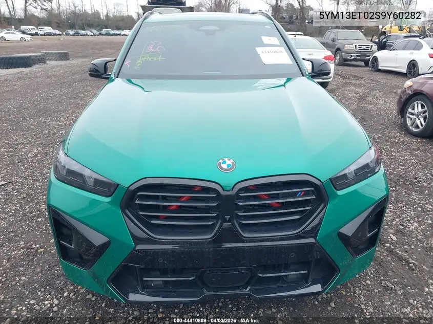 2025 BMW X5 M Competition VIN: 5YM13ET02S9Y60282 Lot: 44410808