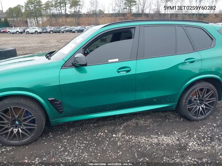 2025 BMW X5 M Competition VIN: 5YM13ET02S9Y60282 Lot: 44410808