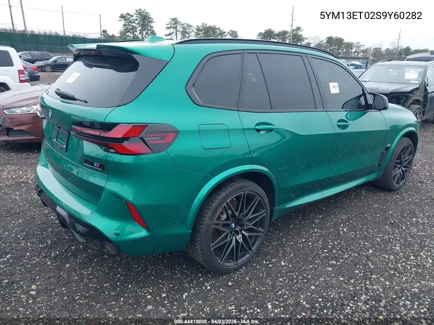 2025 BMW X5 M Competition VIN: 5YM13ET02S9Y60282 Lot: 44410808