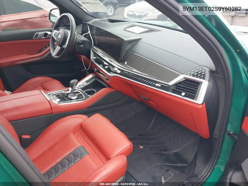 2025 BMW X5 M Competition VIN: 5YM13ET02S9Y60282 Lot: 44410808