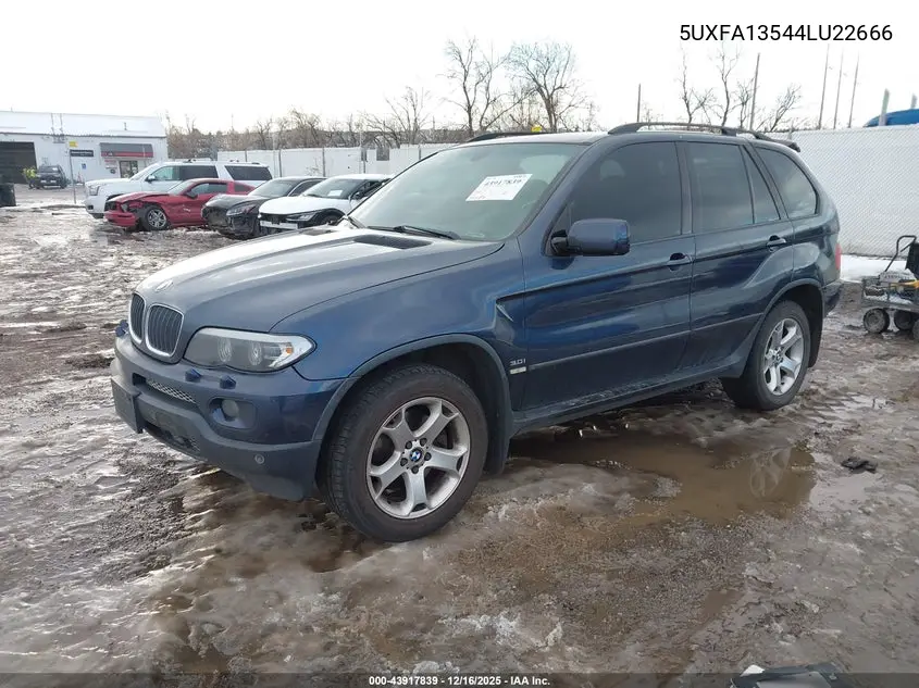 5UXFA13544LU22666 2004 BMW X5 3.0I