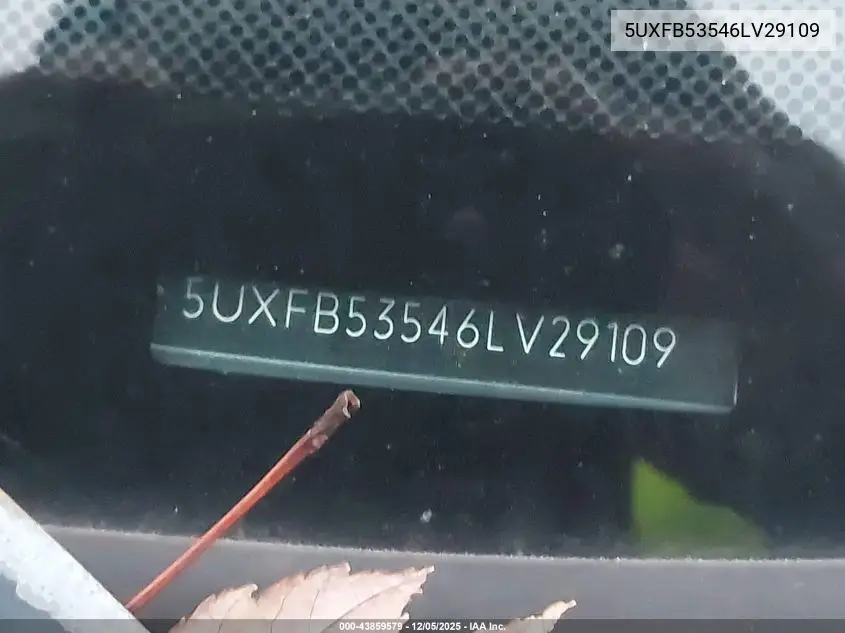 5UXFB53546LV29109 2006 BMW X5 4.4I