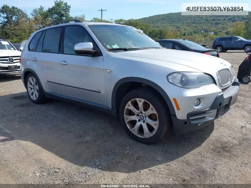 4USFE83507LY63854 2007 BMW X5 4.8I