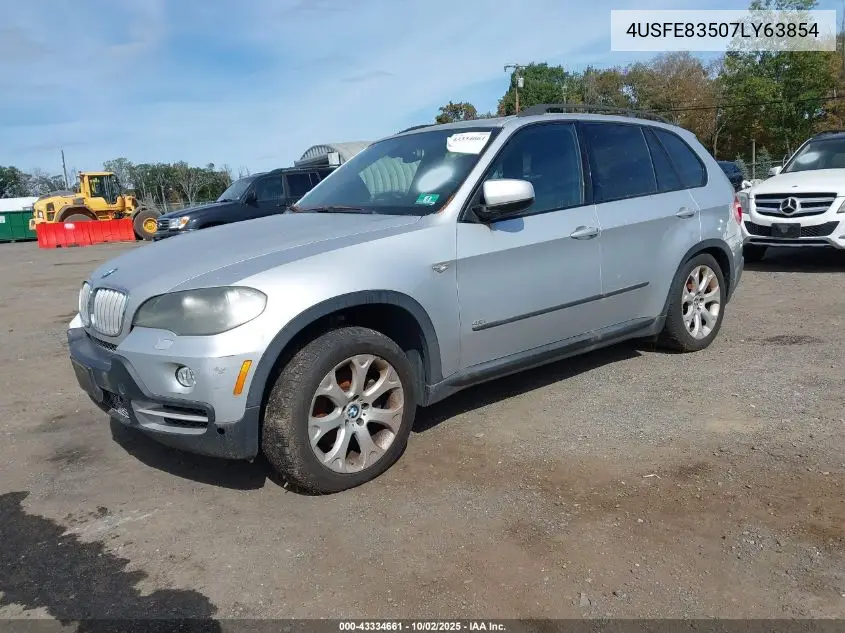 4USFE83507LY63854 2007 BMW X5 4.8I